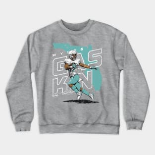 Myles Gaskin Miami Player Map Crewneck Sweatshirt